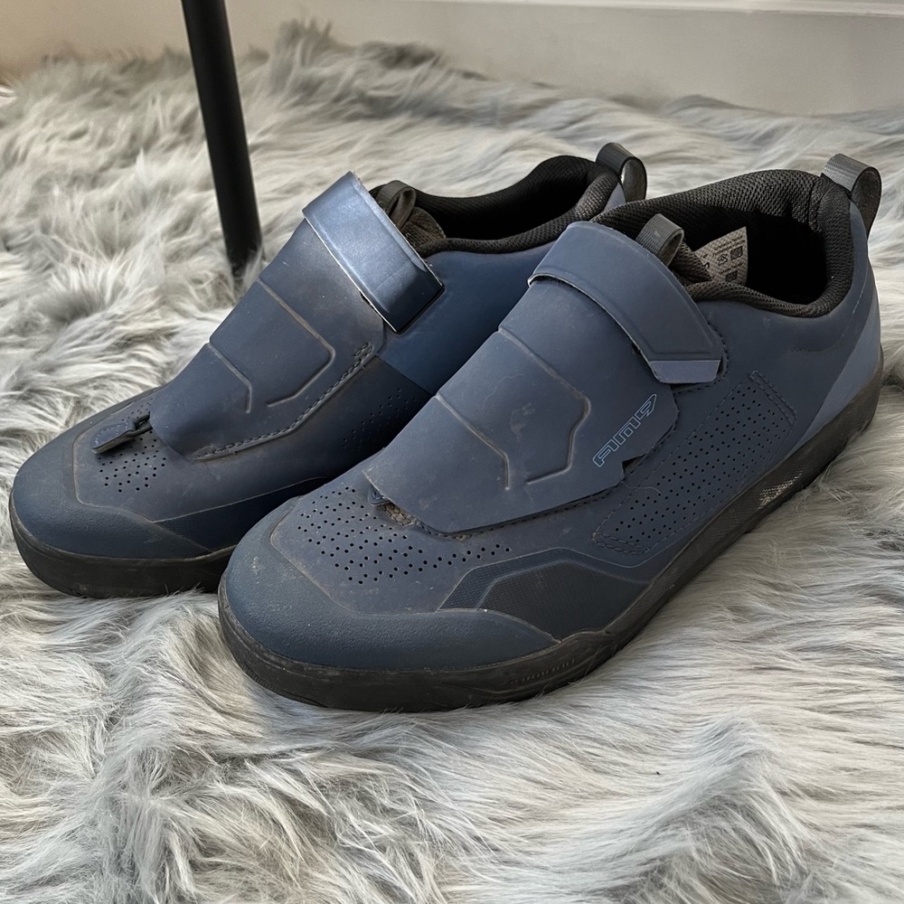 SHIMANO SH-AM902 MOUNTAIN SHOES Blue Speed Lace Size 40 US 6.7